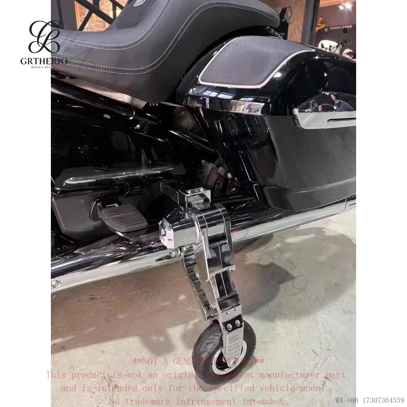 New Heavy Motorcycle Landing Gear Auxiliary Parking Assist Frame Anti-Fall Stabilizer Training Wheels