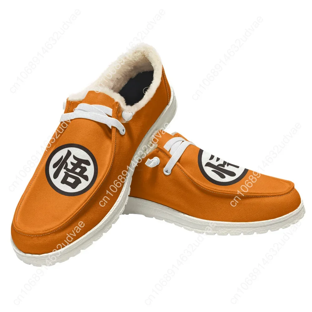 

Hot Dragon Master Goku Logo Casual Shoes Plush Flat Shoe Men Woman Breathable Casual Indoor Outdoor Footwear Customized Shoe