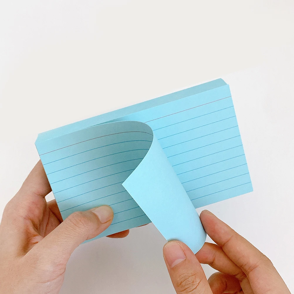 300 Pcs Cards Lined Note Cards 4x6 Ruled Flashcards Blank Portable Study Colorful Flashcards Materials