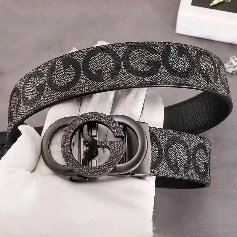 

Новый мужской ремень из натуральной кожи, деловой, модный, люксовый бренд, многофункциональный, для вечеринок, подходит к джинсам