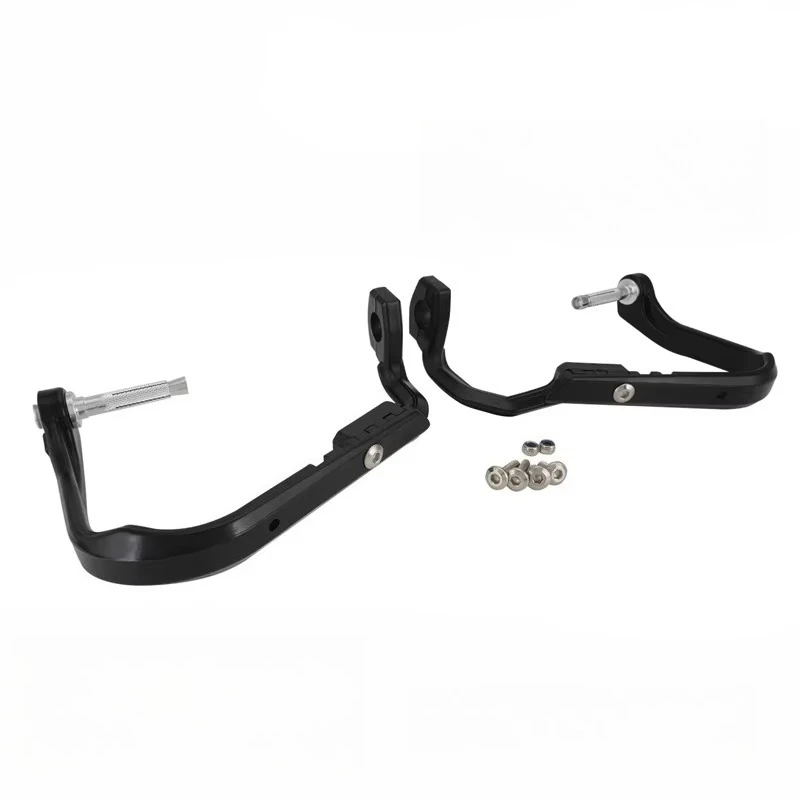 22/28mm Universal Motorcycle Antler-Style Handguards (Black PP & Aluminum) for Modified Handlebars and Electric Scooter