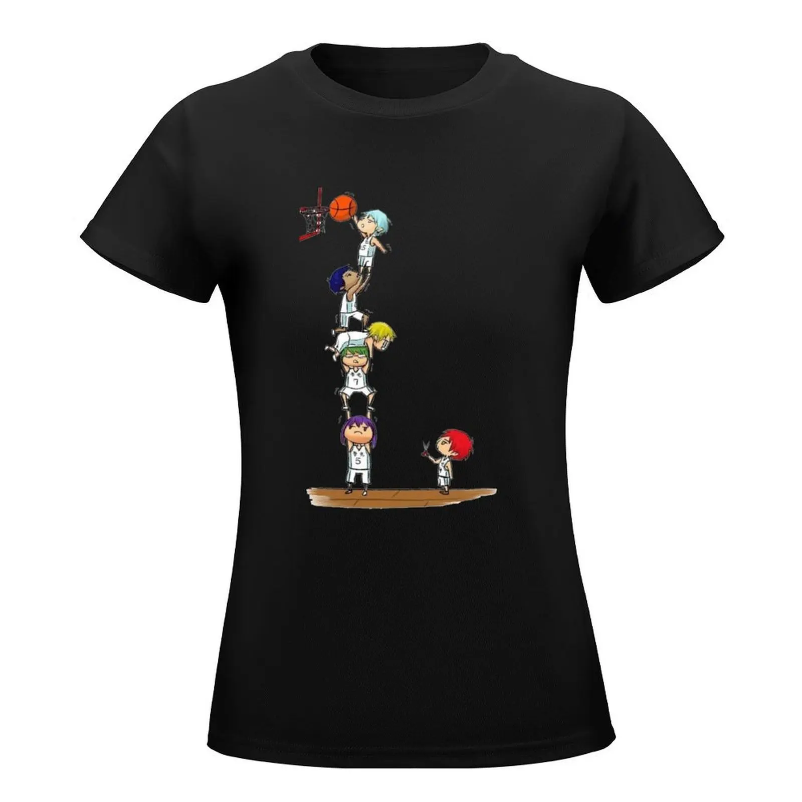 team basketball T-Shirt anime clothes female funny western t shirts for Women