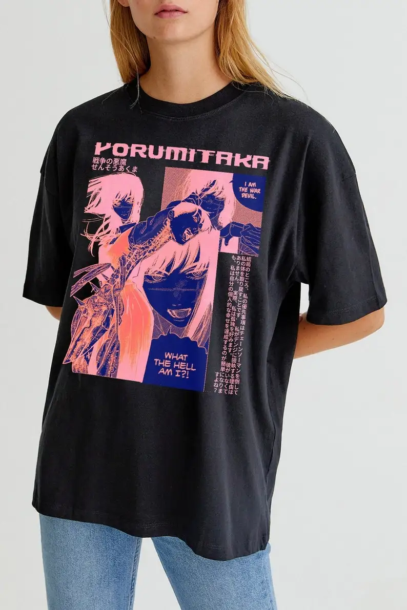 

War Devil Yoru Mitaka X-ray Shirt, Chainsaw man Anime Vintage Shirt, chainsaw man chainsaw man Makima