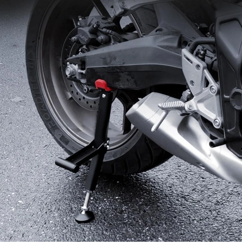 D0UC Motorcycle Rear and Front Wheel Stand Lift Trail Stand Easily And Practical Foldable Lifting Frame Stable Swingarm Lift