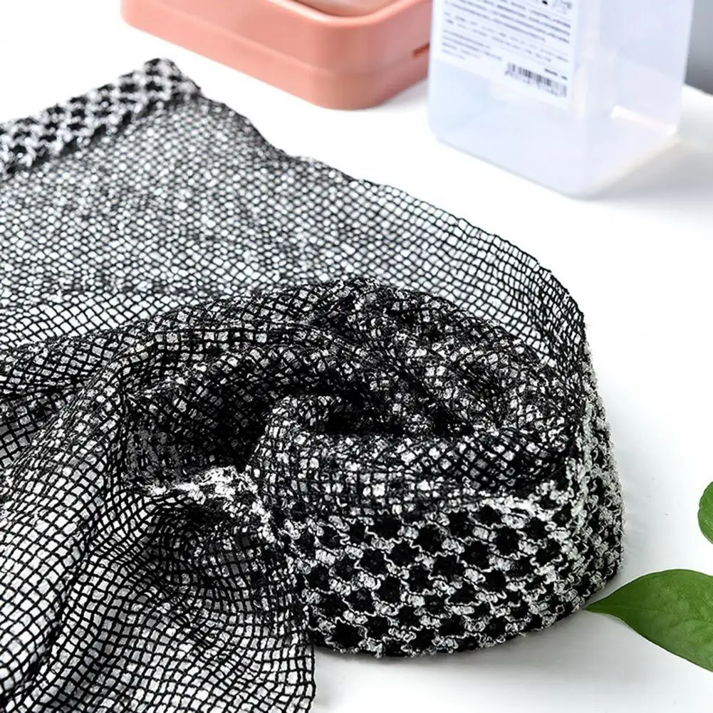 Scrubbing Towel Elasticity Exfoliating Towel Weaving Process Deep Cleaning  Useful Bath Back Scrub Towel