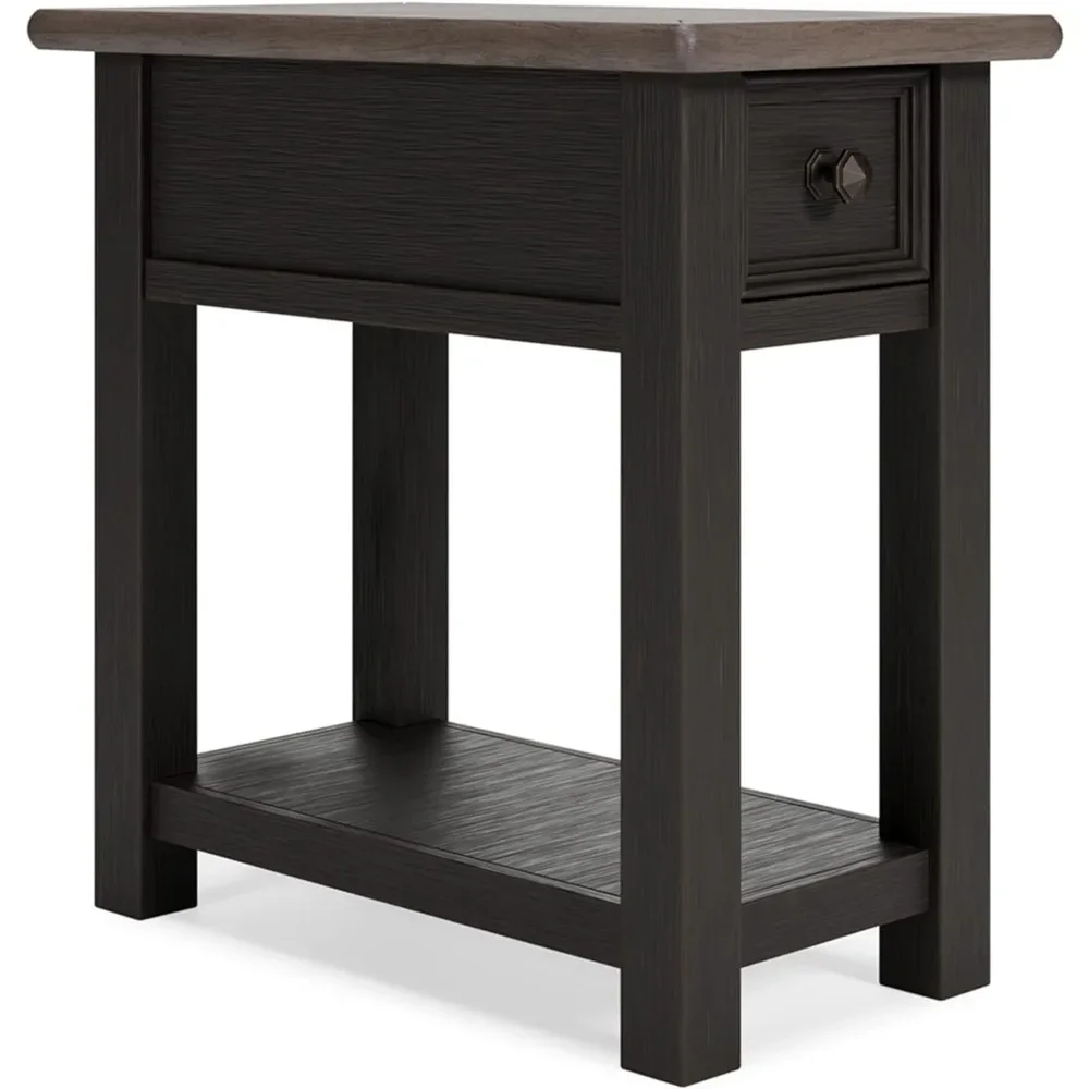 

Table d'appoint Tib Creek Chair, brun clair et blanchiment