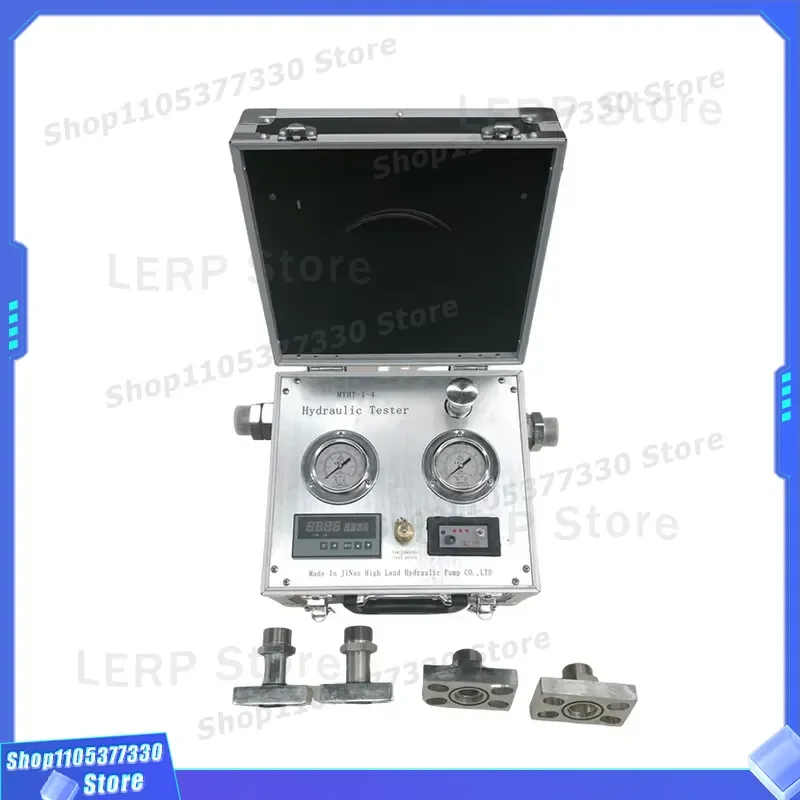 Portable Hydraulic Pressure Gauge Tester Kit for Flow System Testing Diagnostic Tool Professional Equipment for Industrial