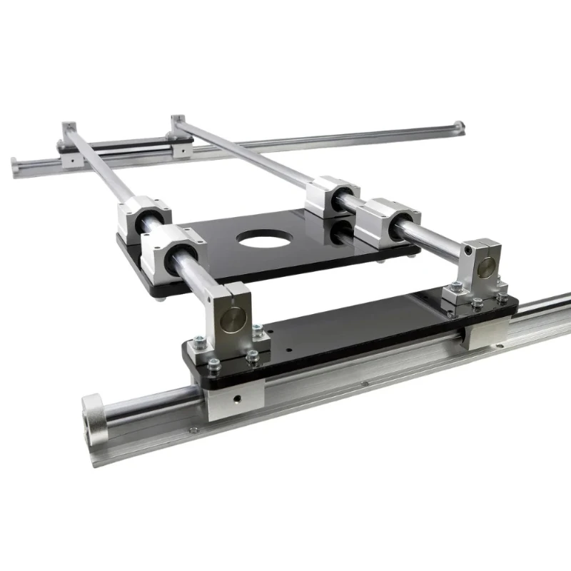 3-Axis numerical control XYZ table Linear guide Kit Flat flat router Surfacing fixture router Sled linear guide