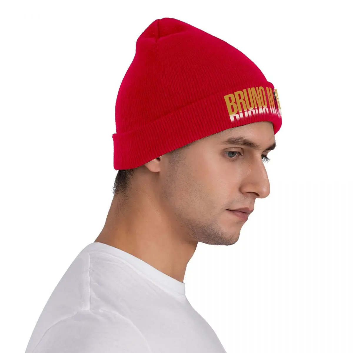 Bruno Mars Bonnet Hats Knitting Hat Unisex Adult Trendy Elastic Beanie Hats Autumn Winter Kpop Custom Caps