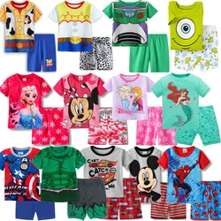 Zomer Kids Spider Set Speelgoed Verhaal Buzz Lighyear Cartoon Pixar Cars Bliksem Mcqueen Baby Jongen Meisje Kleding Mickey Childrens Sets