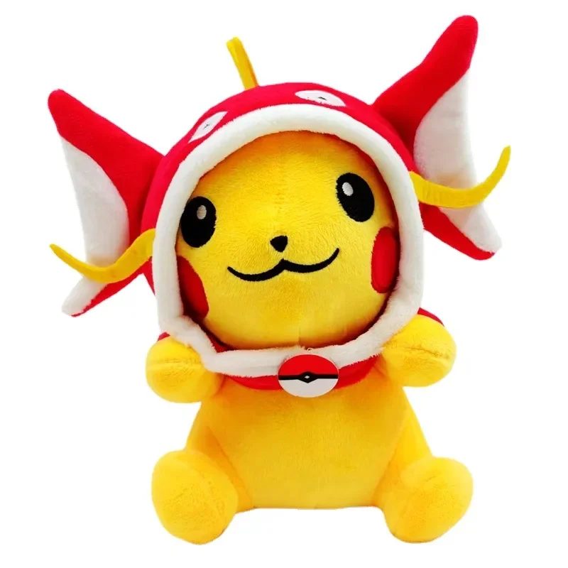 

4pcs Pokemon Pikachu Cosplay Plush Toy 20cm Transformed Golduck Psyduck Gyarados Slowpoke Magikarp Stuffed Doll Collection Gift