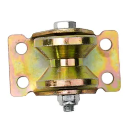 4PCS V-shaped Sliding Door Pulley Wheel Silent Heavy Duty Fixed Pulley Block For Rope Material Handling DIY Projects