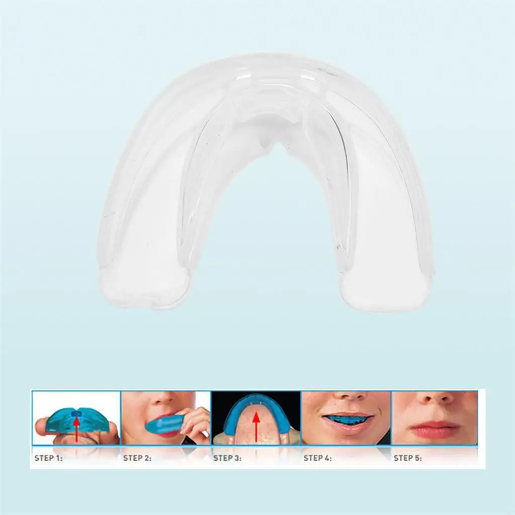 Silica Gel Tooth Appliance Trainer Alignment Brace Mouthguard Retainer for Adult Care