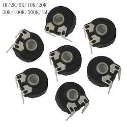 Horizontal Potentiometer PT15 1M Elliptical Hole Horizontal Adjustable Resistor 1K 2K 5K 10K 20K 50K 100K 500K 5PCS