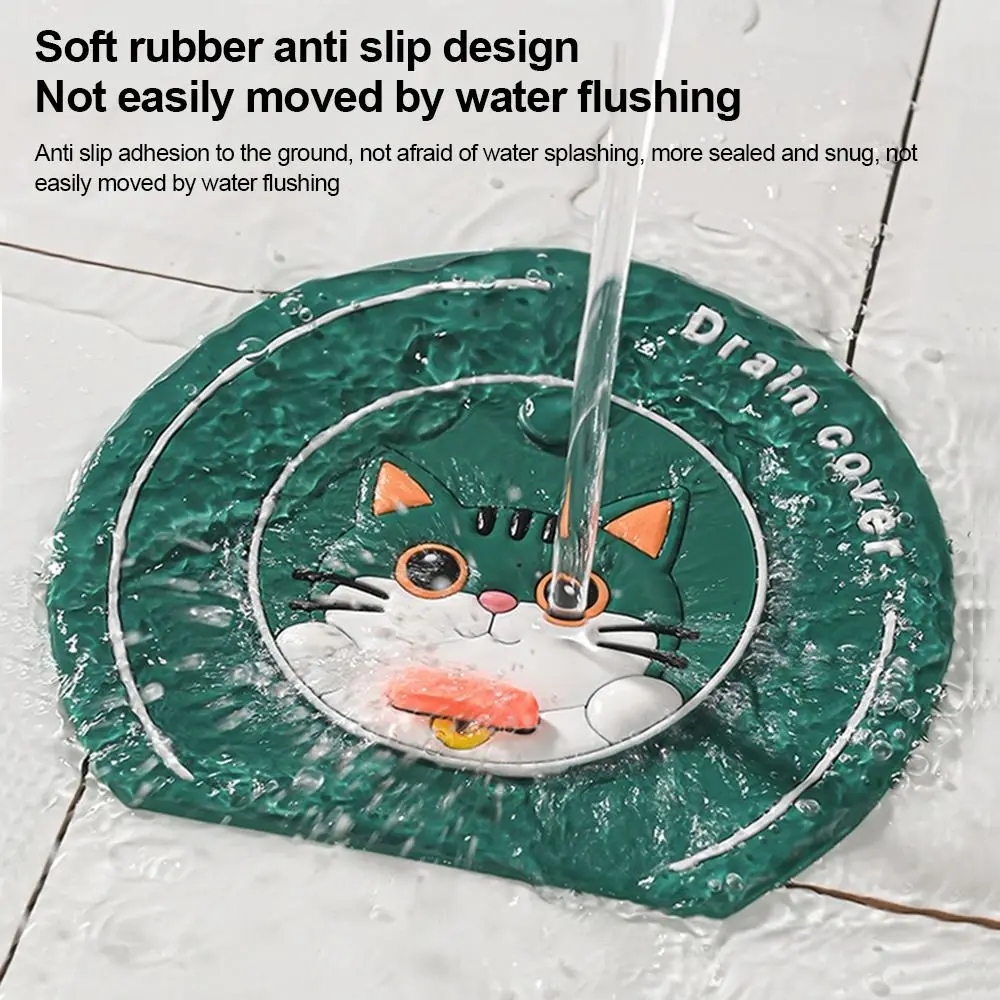 Insect-proof Floor Drain Cover Anti-Odor Reusable Kitchen Sink Seal Mat Drain Stopper Bathtub Shower Drain Plug