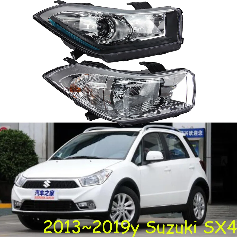 

1pcs car bumpe headlamp For SX4 headlight 2013~2019y car accessories head lamp for suzuki SX4 fog light