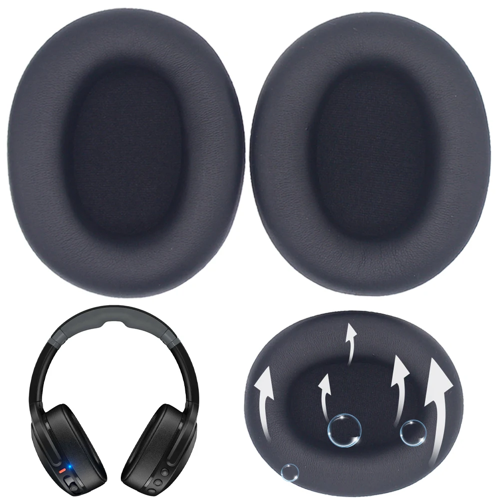 Headset Protective Cover Noise Isolation Replacement Headphone Pads Headphone Ear Cushion for Skullcandy Crusher ANC 2 Headphone