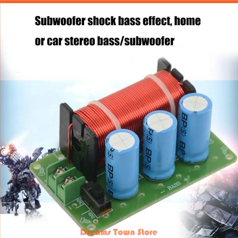HX6A Professional 200W Subwoofer Crossover Filter Board Low Bass Sound Frequency Divider Bass Separation WEAH-85