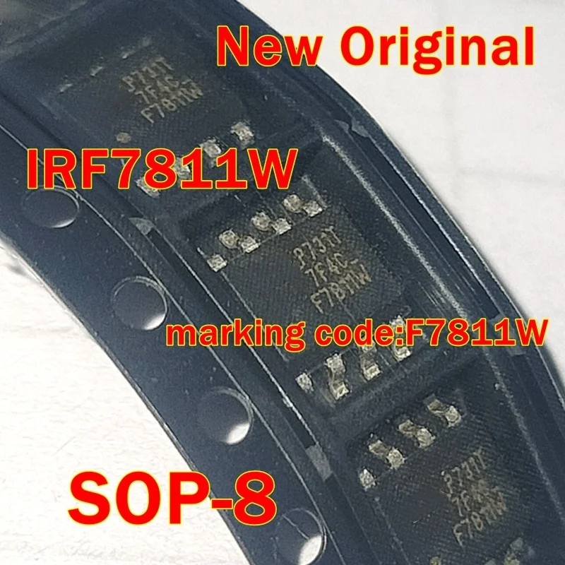 1pcs to 100pcs New Original IRF7811WTRPBF IRF7811W SOP-8 marking code:F7811W Power MOSFET for DC-DC Converters