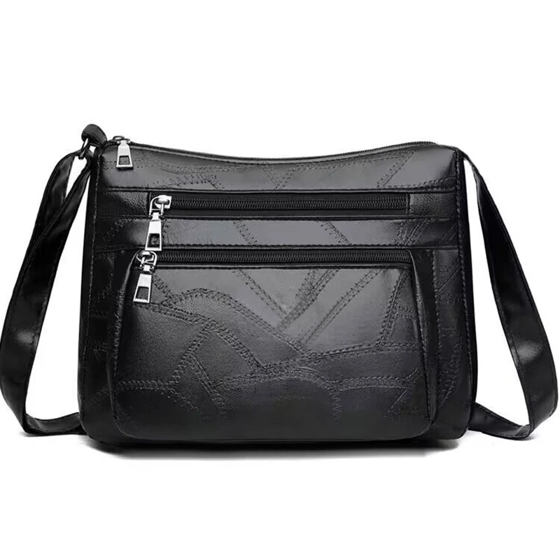 Lightweight Soft Bag Multi-Layer New Single Shoulder Crossbody Bag Large Capacity Women's Bag