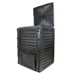 300L 436 Composting Bin Prevent Corrosion UV Resistant Garden Composter Container For Waste Leaf