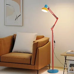 Upgrade Grow Floor Lamp Mechanical Deco rative Floor Lamp for  Chambres Decor Home Interior Color Long Arm Telescopic Floor Lamp