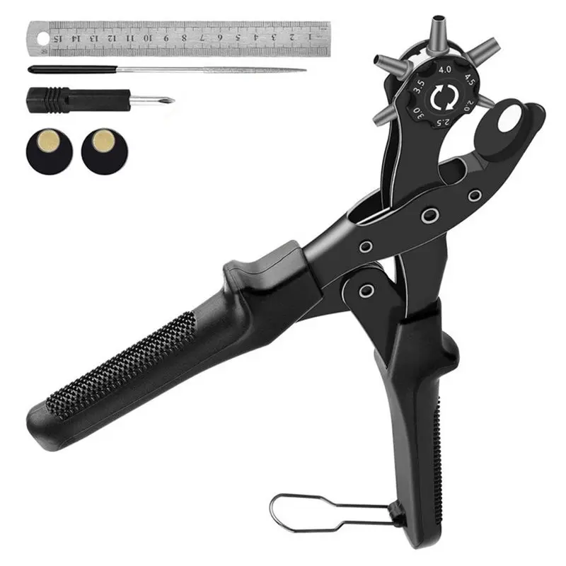 J1UL1N Factory Belt Punching Tool Multifunctional Punching Pliers For Watch Belt Eyelets Pants Belts