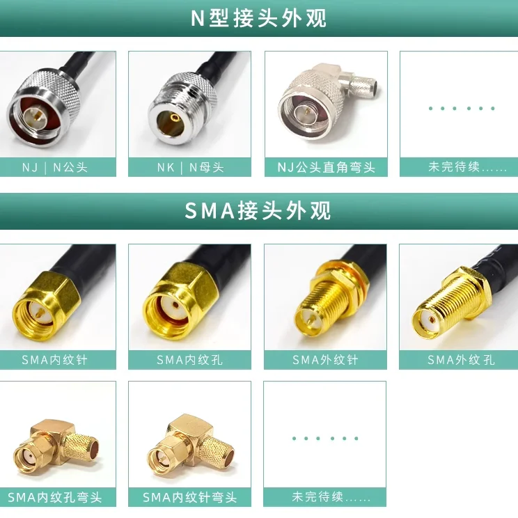 50-5 Feeder Antenna Router AP Base Station Bridge Extension Cable 5D-FB Car Radio Disk Relay Adapter Jumper