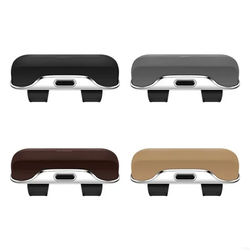 

77HF Clamp On Universal Car Accessory Strong ABS Auto Visors Sunglasses Hard Shell Eyeglasses Case for Vehicles