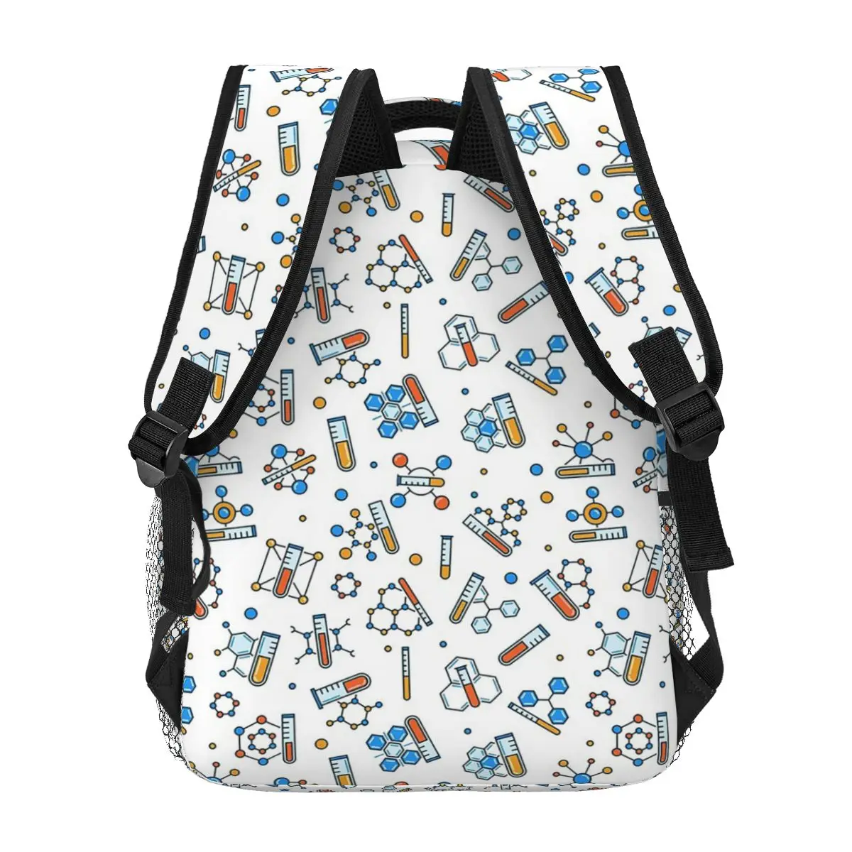 Mochilas de química incrível para meninos e meninas, mochilas escolares, mochila dos desenhos animados, bolsa de ombro, grande capacidade, mochila para crianças