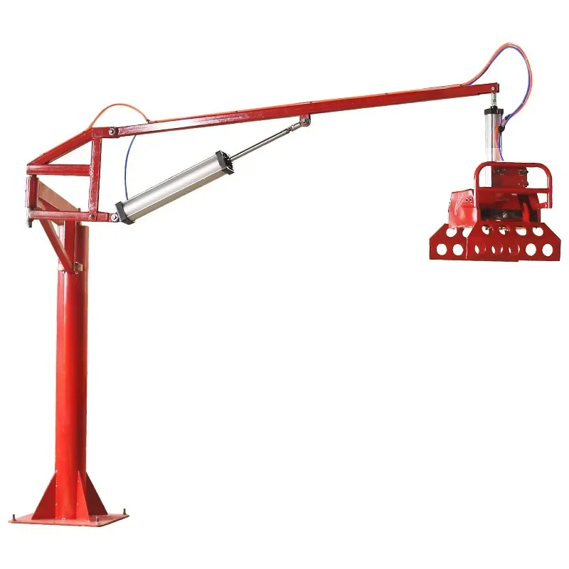 

Pneumatic mechanical gripper transporter Hydraulic cement assisted vehicle loading and unloading