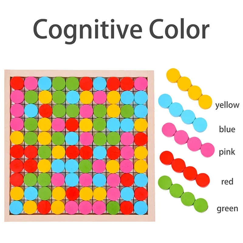 Novo jogo infantil montessori, blocos educativos, jogo de eliminação, pensamento lógico, xadrez, brinquedos de madeira, placa de classificação de cores, brinquedos de quebra-cabeça