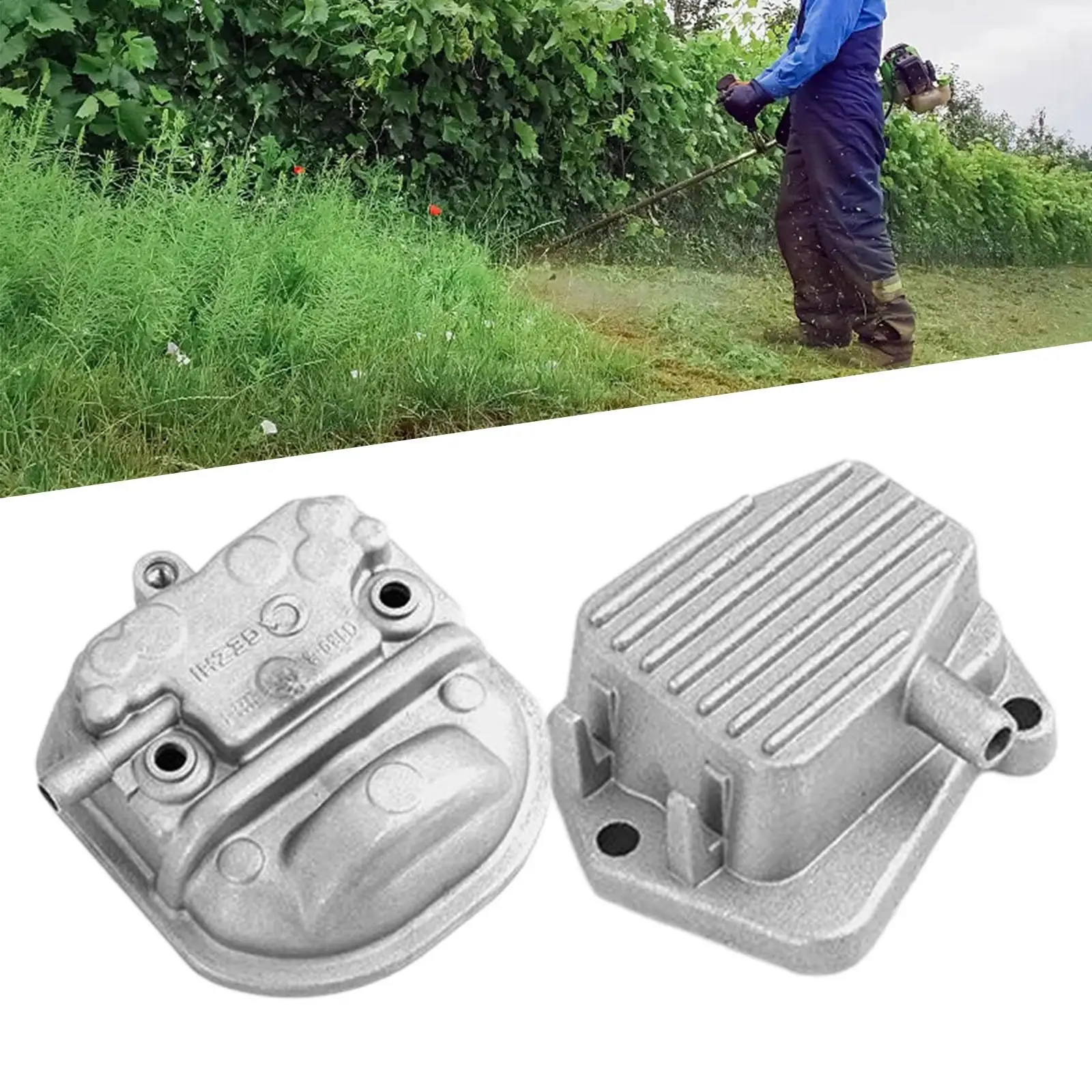 Mower Valve Cover Sturdy Easy to Install Assembly Garden Tools Weeding Machine Brush Cutter Accessories Cylinder Cover Replace