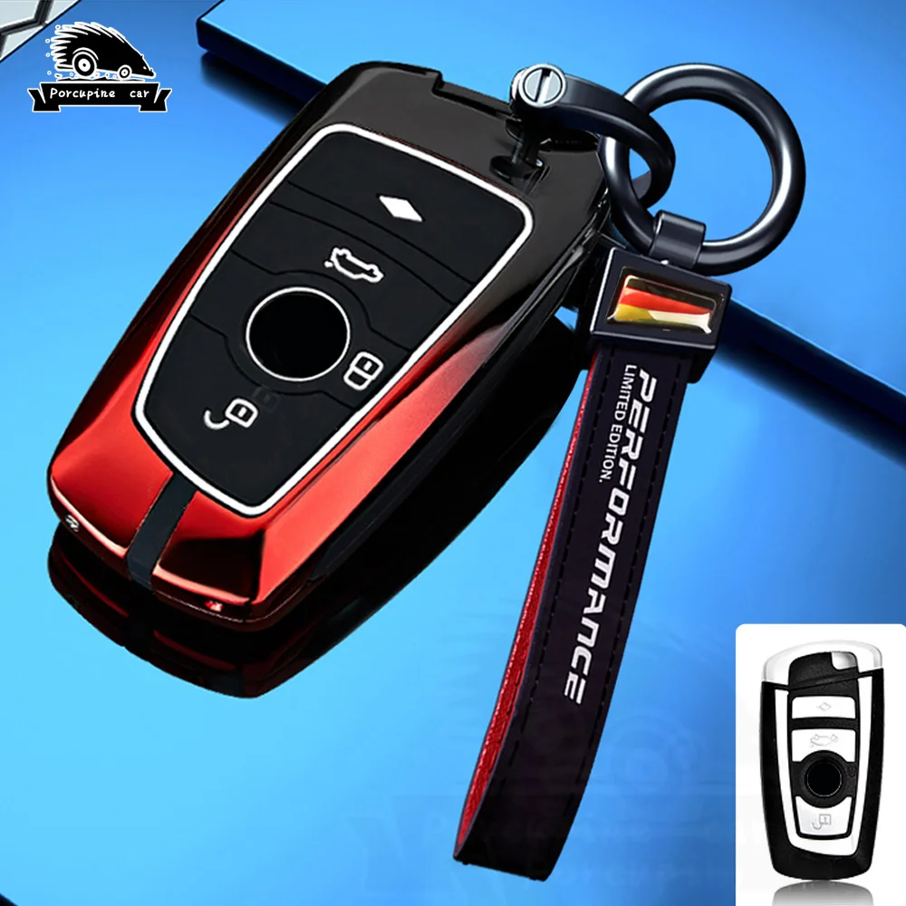 Metal Car Key Case Cover for BMW 520 F10 F30 F18 118i 320i 1 3 5 7 Series X3 F25 X4 M3 M5 Keychain Bag Shell Accessories Holde