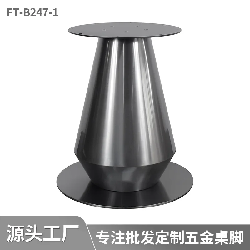 

Light luxury modern stainless steel cone barrel weighted stone marble commercial hotel apartment restaurant multi-person dining