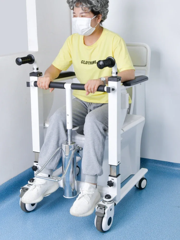 آلة رفع المعاقين طريح الفراش المريض المشلل المسنين رفع متعدد الوظائف الرعاية المنزلية حمام الجلوس