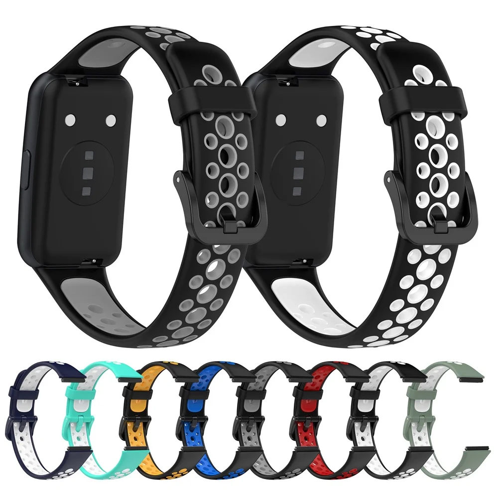 Silicone Strap Replacement Bracelet for Huawei Band 9 8 7 6 / Honor Band 7 6