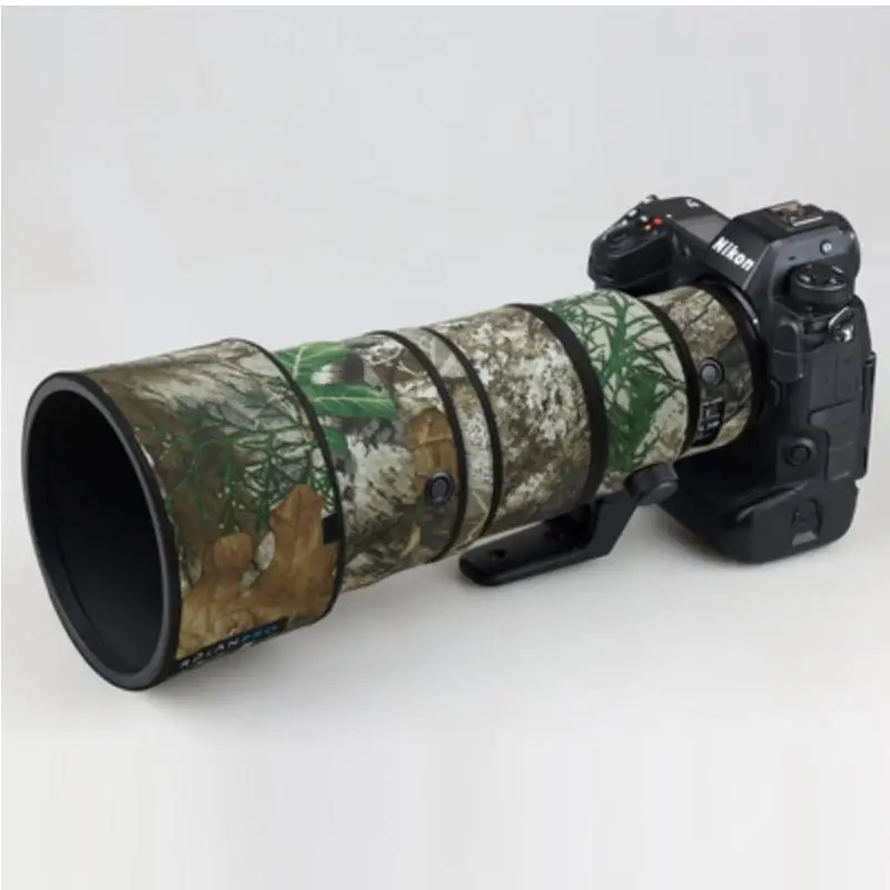 ROLANPRO Waterproof Lens Camouflage Coat For Nikon Z 400mm F4.5 VR S Rain Cover Protective Sleeve Z400 400 F/4.5 Guns Case