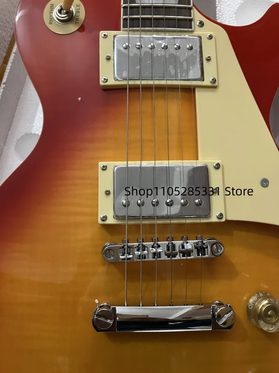 30%  7-8 Days Delivey)MAPLE/Rosewood Fretboard Cu.sto.m Flame Maple Sta.nda.rd Electric Guitar  ZXc041
