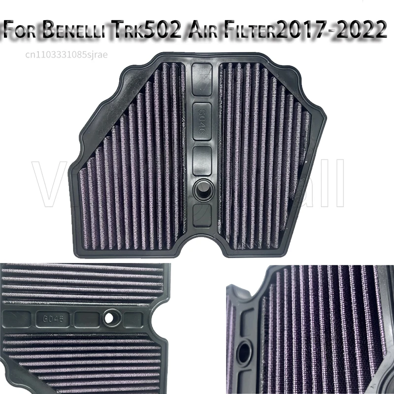 

For TRK502 TRK502X TRK 502 2017 2018 2019 2020 2021 2022 Motorcycle Air Filter Flow Engine Element