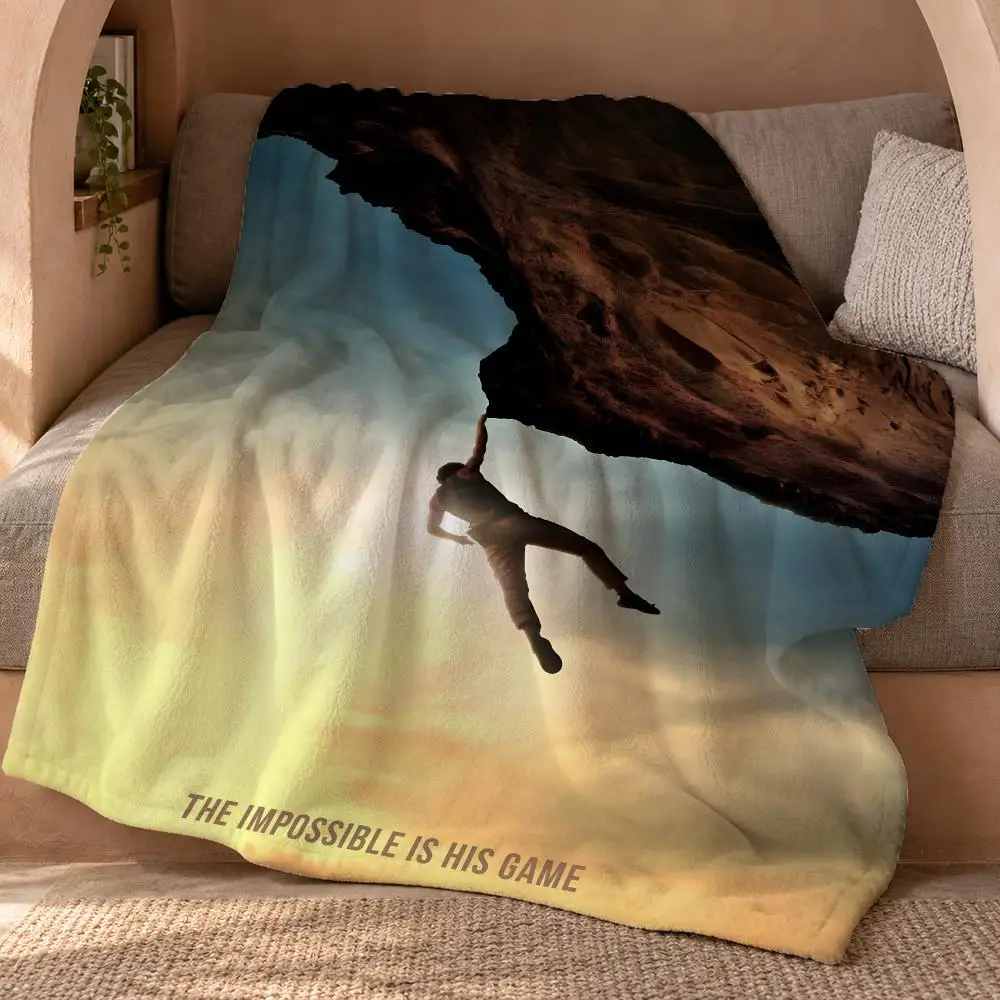 Mission Impossible The Final Reckoning Throw Double Sided Flannel Throw Blanket Soft Travel Camping Sofa Bed Home