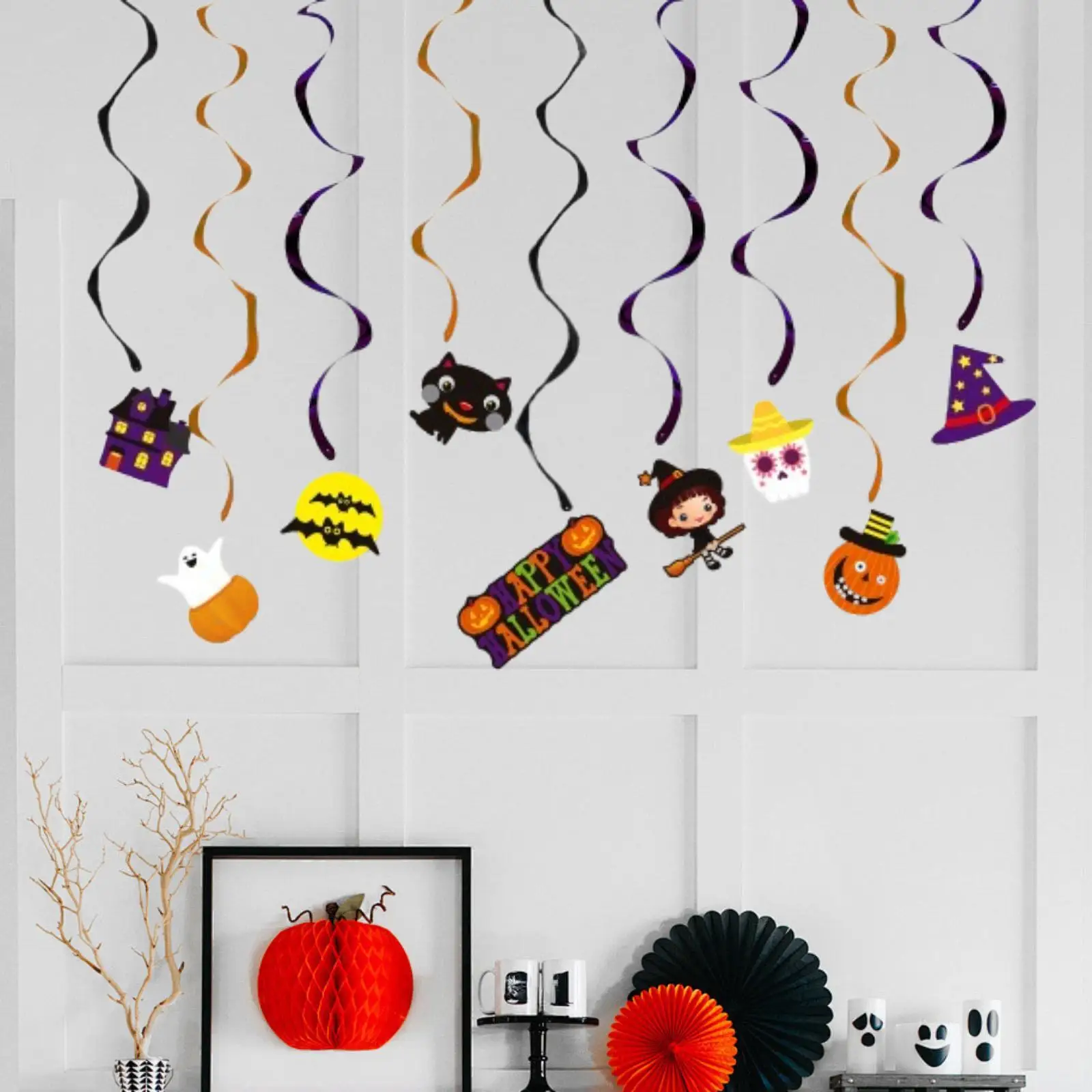 Décoration d'Halloween pour délégations et Chambre à Coucher, 9x