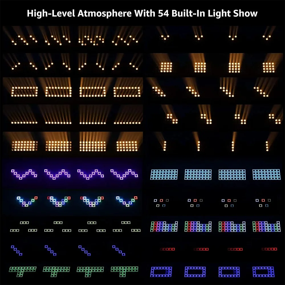 LED RGB 3in1 Beam Strobe Lights DMX Controller Moving Head Super Bright Dj Disco Washing Bar Strobe Stage Lighting Effects