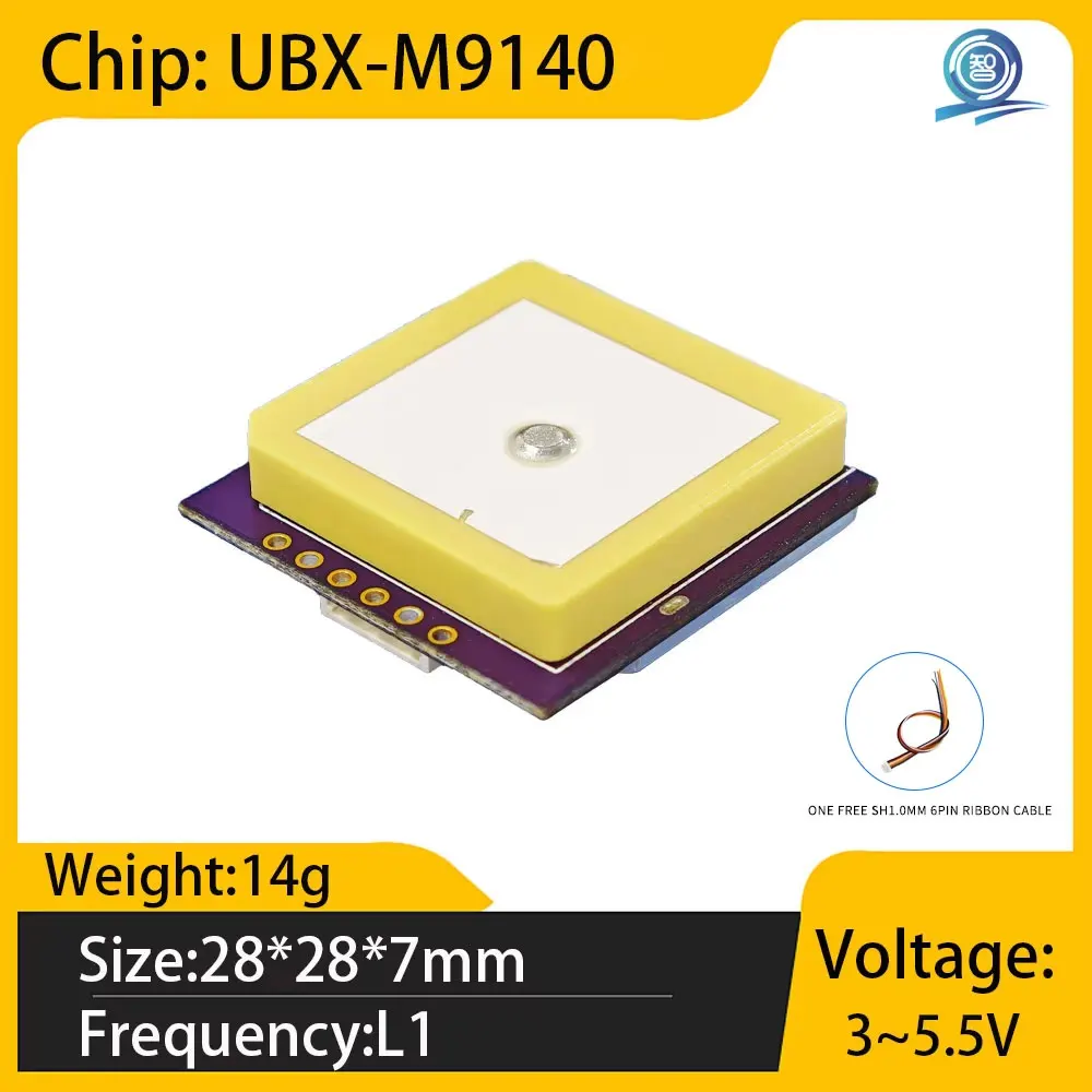 Mini Size Ultra Low Consumption GPS Module Gnss UBX-M9140 Chipset Four System Tracking GPS Tracker GPS Module Compass IST8310