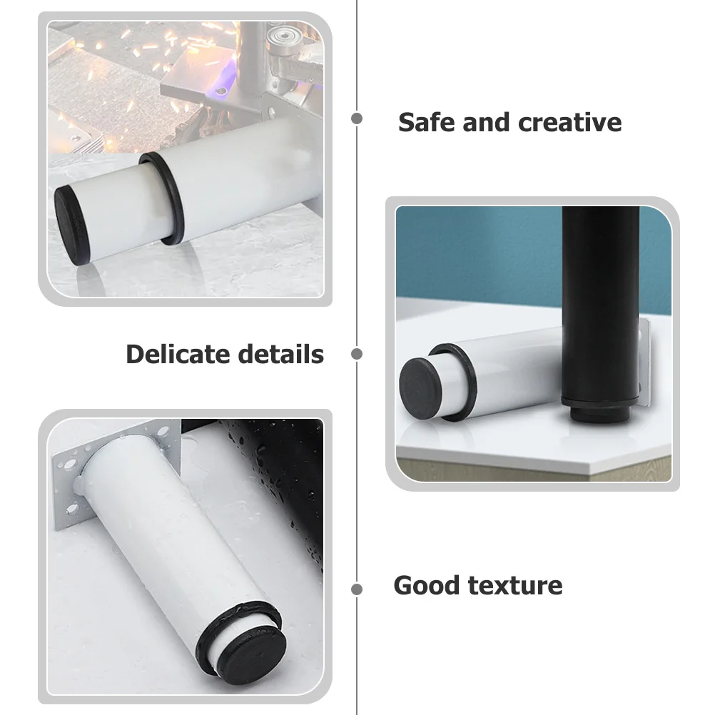 

4Pcs Furniture Legs Metal Adjustable Height Support for Sofa Cabinet Dresser Table Desk Replacement Sturdy Stainless Steel Base