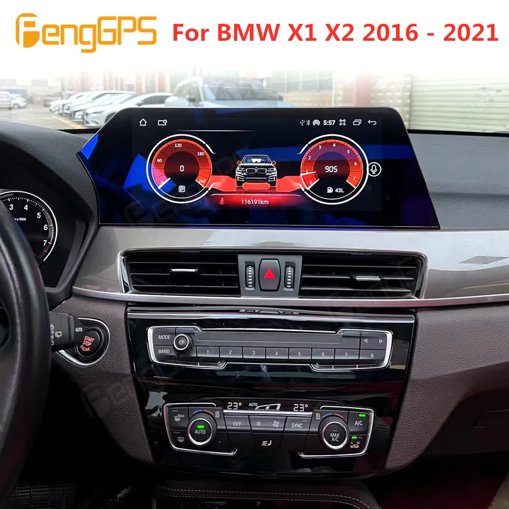 For BMW X1 X2 2016 - 2021 Android Car Radio 2Din Stereo Receiver Autoradio Multimedia Player GPS Navi Head Unit Screen