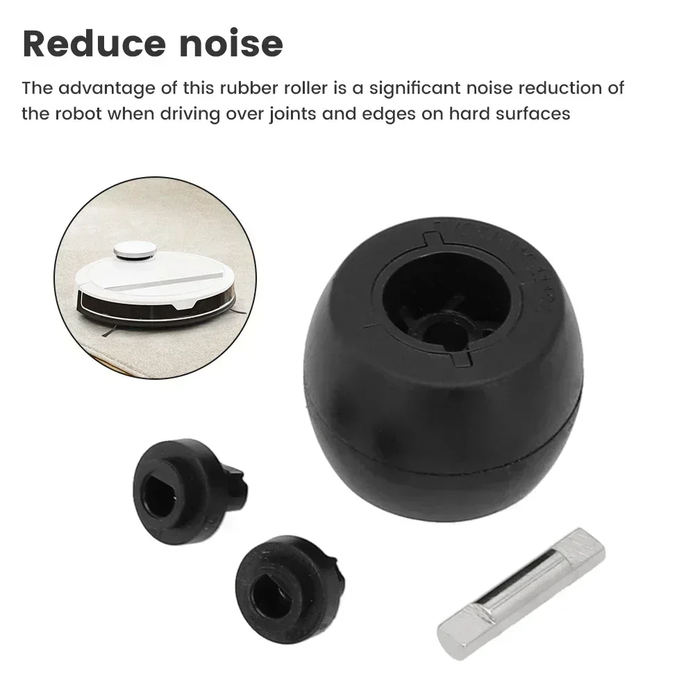 

Smooth Operation Rubber Roller Replacement for Ecovacs T8 T5 N8 N5 Noise Reduction and Extended Durability