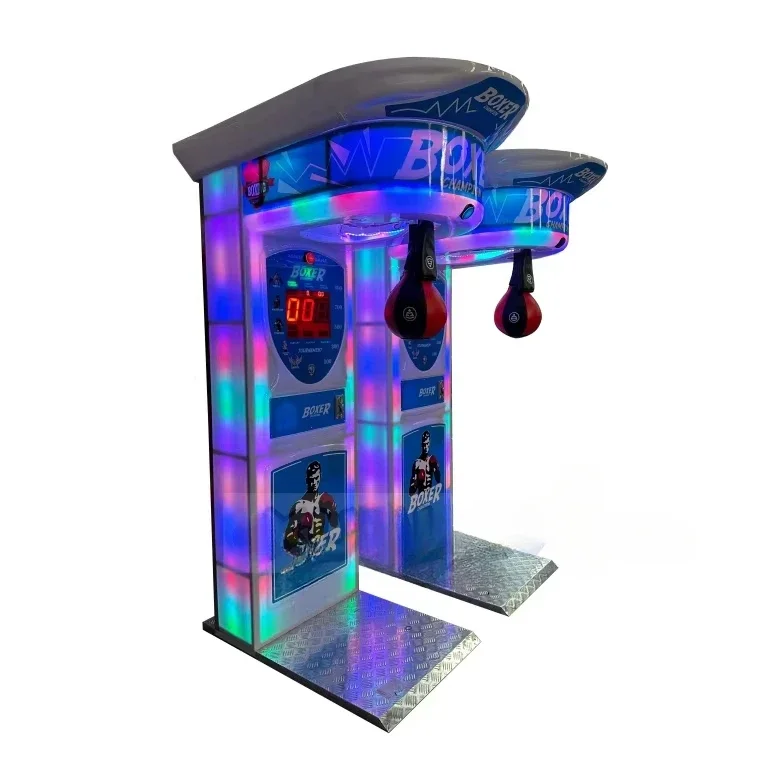 2026 Outdoor Coin Operated Boxing Punch Machine Street Amusement Game Equipment