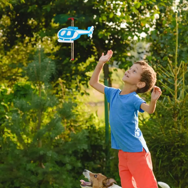 Rubber Band Powered Airplane Rubber Band Aircraft Model Kit Aircraft Assembly Playset For Ages 4-12 Beginner Hobbyists