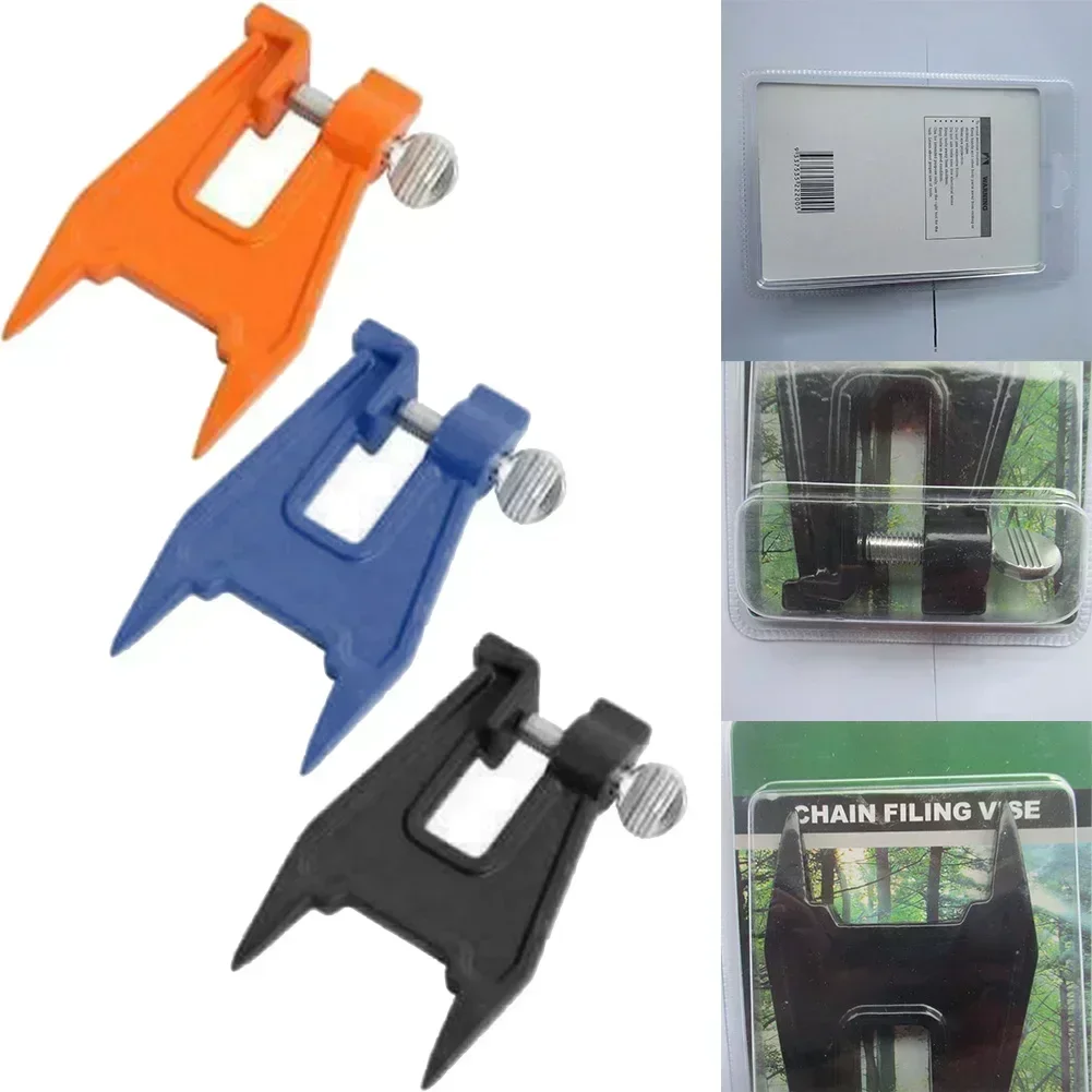Saw Chain Sharpener Sword Holder Sharpening Filing Vise Metal Fixture For STIHL Chainsaws Garden Tools Accessories